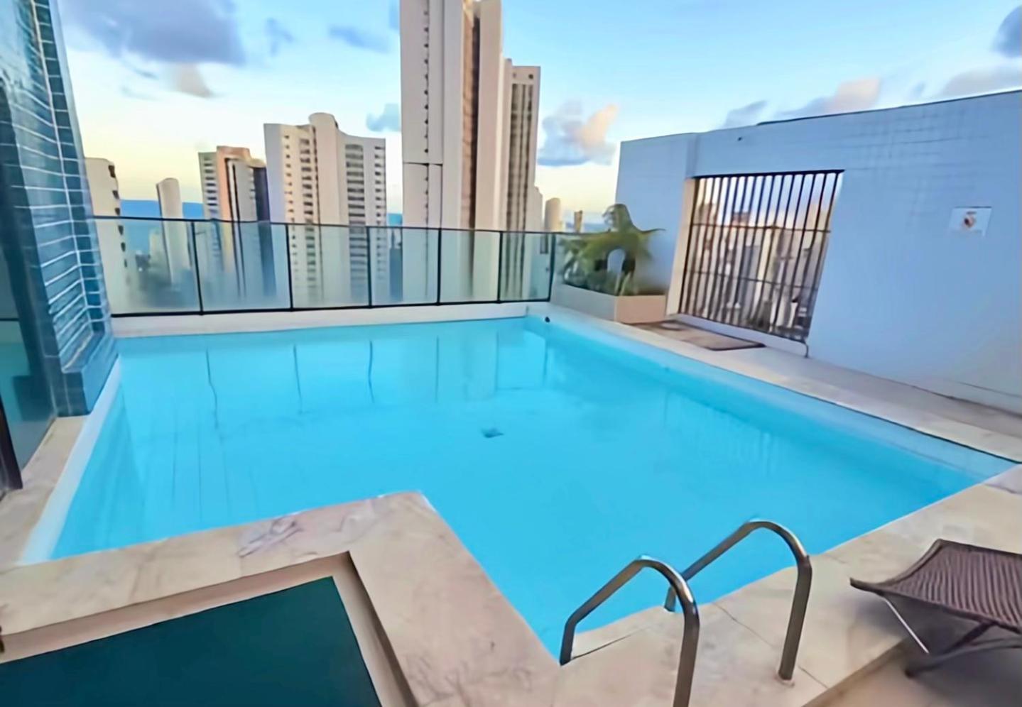 Flat Piscina No Rooftop Aluguel Temporada Em Ресифи Екстериор снимка
